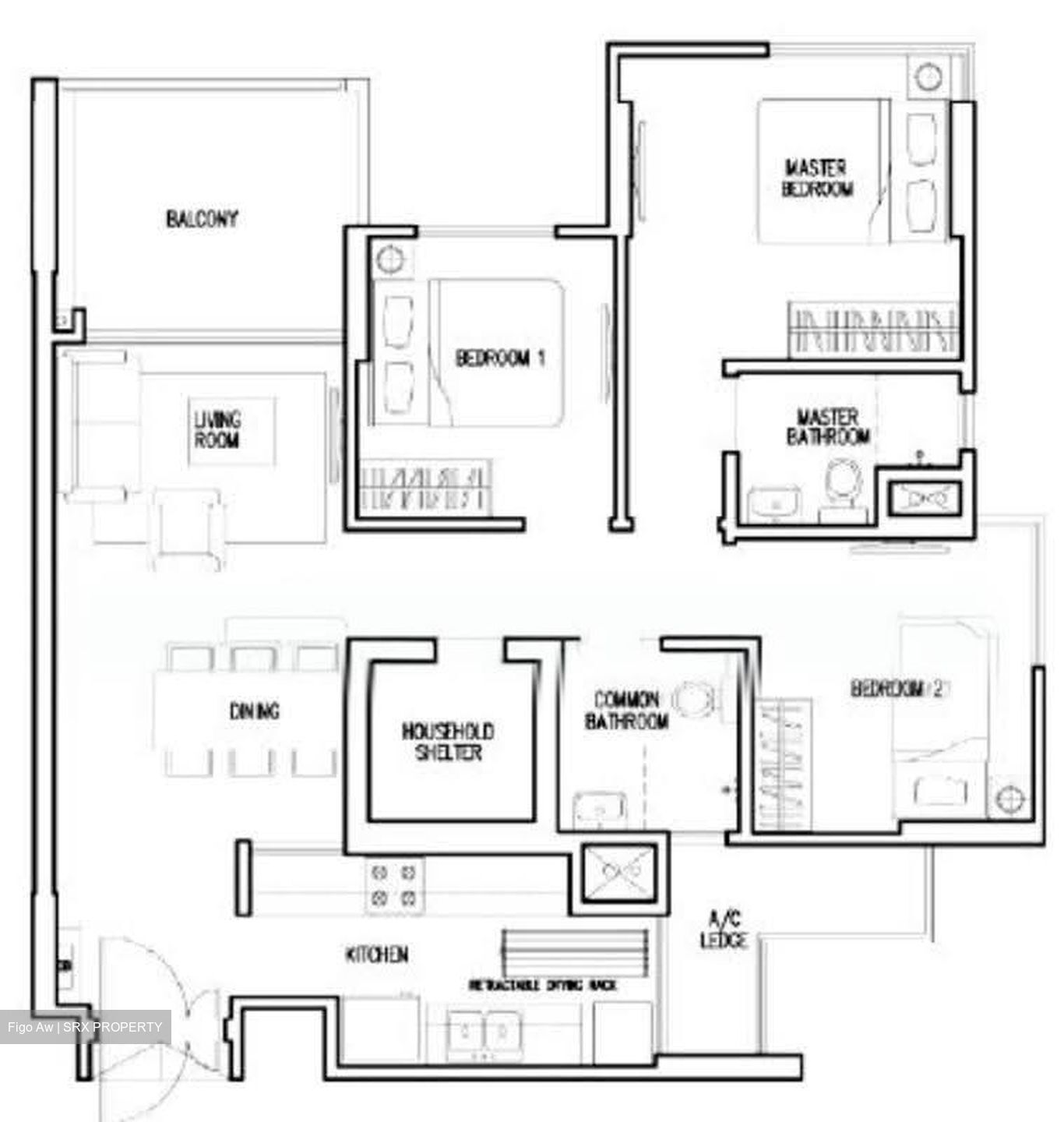 Blk 475D Parkland Residences (Hougang), HDB 4 Rooms #610594781